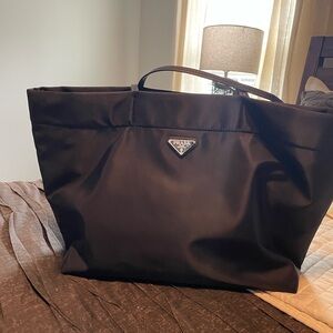 Large designer canvas bag.